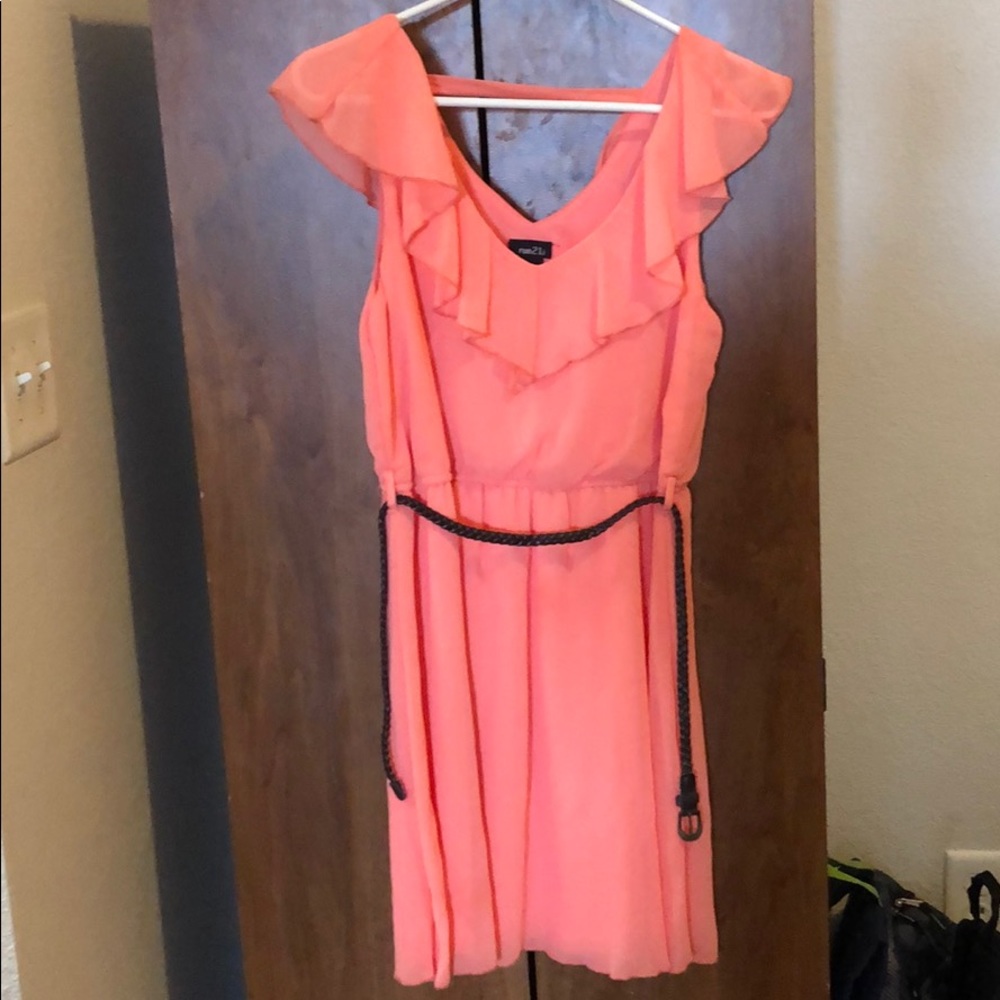 Peach dress